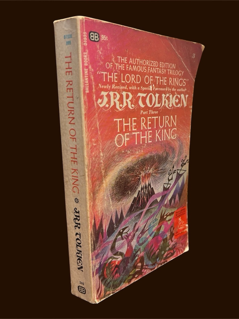 Vintage 1973 Print J.R.R. Tolkien The Return of the King Mass Market Paperback